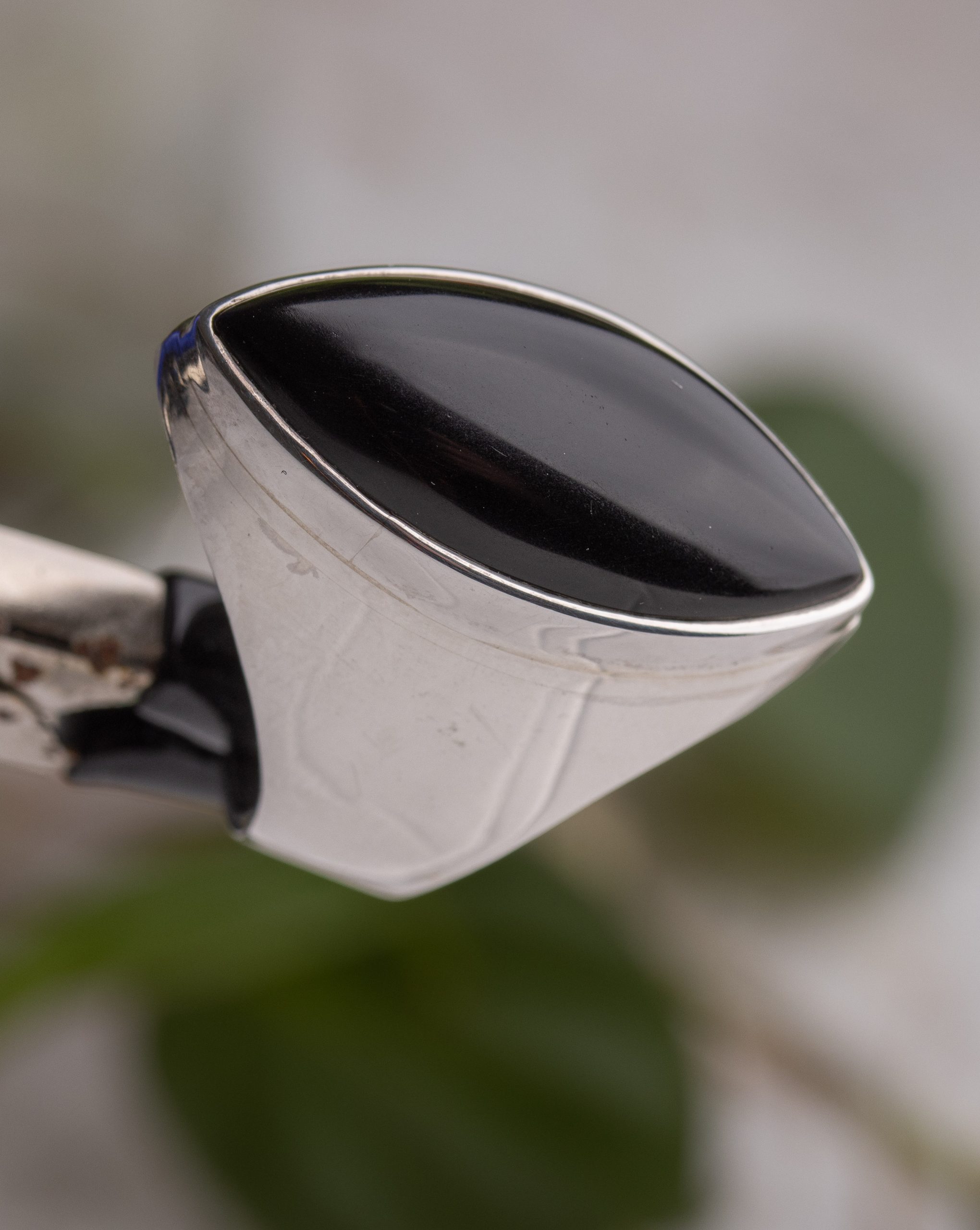 Navette Onyx Ring - Image 3