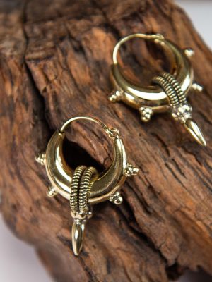 Hoop Tribal Earrings